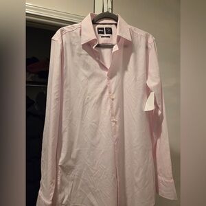 New Boss Light Pink Men's Dress Shirt